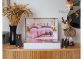 Постільна білизна фірми Koloco в коробці РОЖЕВИЙ євро