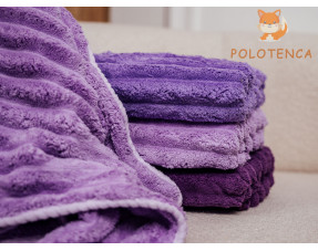  Полотенца кухонные Шарпей фиолетовый