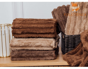 Полотенца кухонные Шарпей коричневые