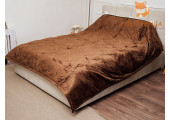  Покрывало стеганое Velvet Dream КОРИЧНЕВЫЙ евро