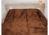  Покрывало стеганое Velvet Dream КОРИЧНЕВЫЙ евро