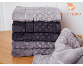 Рушники Текстурний квадрат сірі