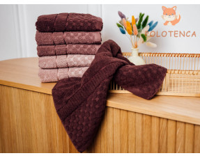 Рушники Текстурний квадрат коричневі