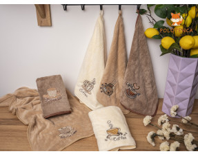  Кухонні рушники з кавою