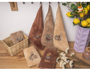 Кухонные полотенца темный кофе