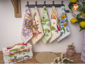 Полотенца для рук Бабочки в цветах