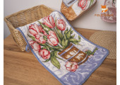 Рушники для рук з тюльпанами
