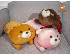 Дитячий плед/подушка Ведмедик з шарфом