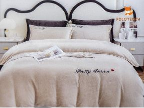 Постіль Monica молочна євро