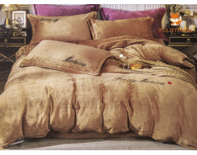 Постель Monica бежевая евро