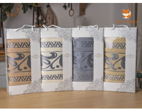 Набор банных полотенец с узором