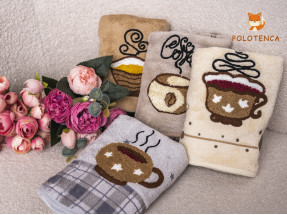 Полотенца кухонные с кофе