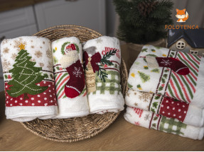 Новогодние кухонные полотенца