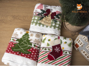 Полотенца кухонные новый год