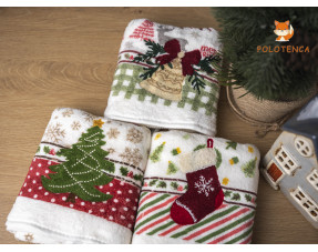 Полотенца кухонные новый год
