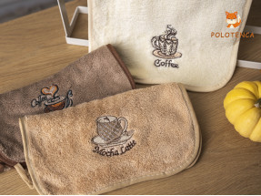 Рушники для рук з кавою