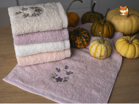 Кухонные полотенца с цветами