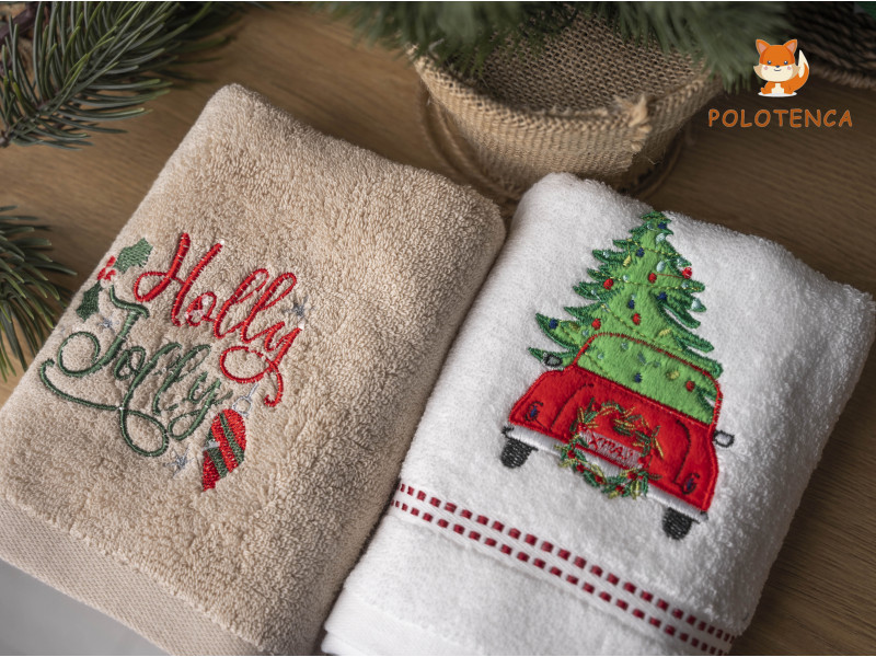 Кухонные новогодние полотенца Кухонные новогодние полотенца