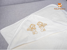  Крижма з капюшоном ангели