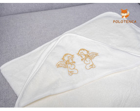  Крижма з капюшоном ангели