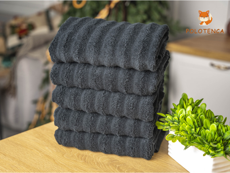 Кухонні рушники Шарпей чорні Кухонні рушники Шарпей чорні