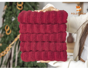 Кухонные полотенца Шарпей бордо