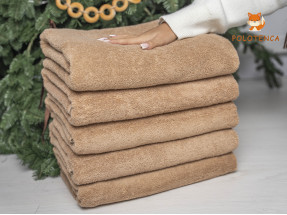 Рушники банні бежеві