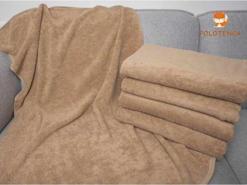 Рушники банні бежеві Рушники банні бежеві