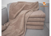 Рушники банні темно-бежеві