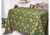 Скатерть водоотталкивающая Новогодняя 120*180