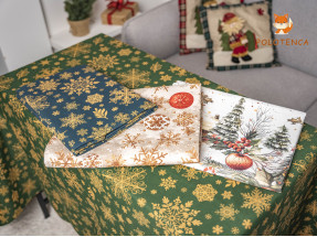Скатертина водовідштовхуюча Новорічна 120*180