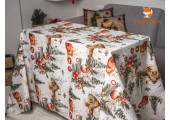 Скатерть водоотталкивающая Новогодняя 120*180