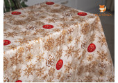 Скатерть водоотталкивающая Новогодняя 120*180