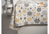 Скатерть водоотталкивающая Новогодняя 120*180