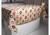 Скатерть водоотталкивающая Новогодняя 120*180