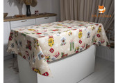 Скатерть водоотталкивающая Новогодняя 120*180