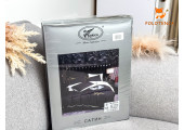 Постіль чорна premium 2ка