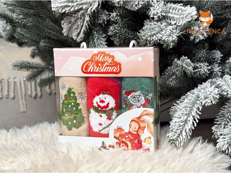 Набір рушників трійка новий рік Набір рушників трійка новий рік