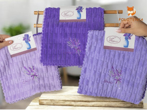  Кухонні серветки для рук лаванда