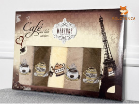 Набір кухонних рушників з кавою