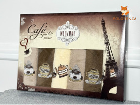 Набір кухонних рушників з кавою