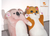 Детский плед/подушка Животные-батоны