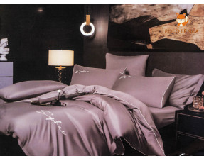 Постіль темно-рожева premium 2ка 