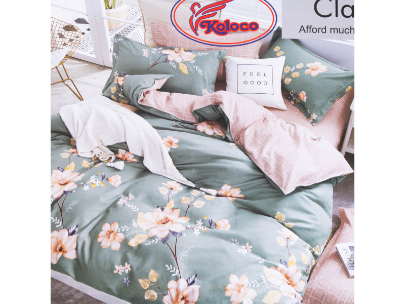 Комплект постельного белья KOLOCO classic Донна рейс евро