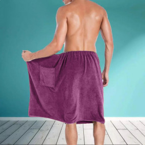 Мужское полотенце для сауны и бани микрофибра