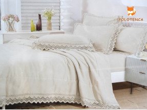 Постель евро с покрывалом №1