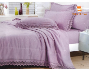 Постіль євро з покривалом №4