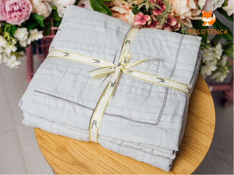 Постельное Серый муслин 2ка №1 Постельное Серый муслин 2ка №1