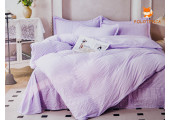 Постельное белье Фиолетовый муслин евро №3