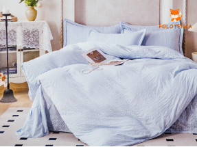 Постіль Блакитний муслін 1,5ка №5
